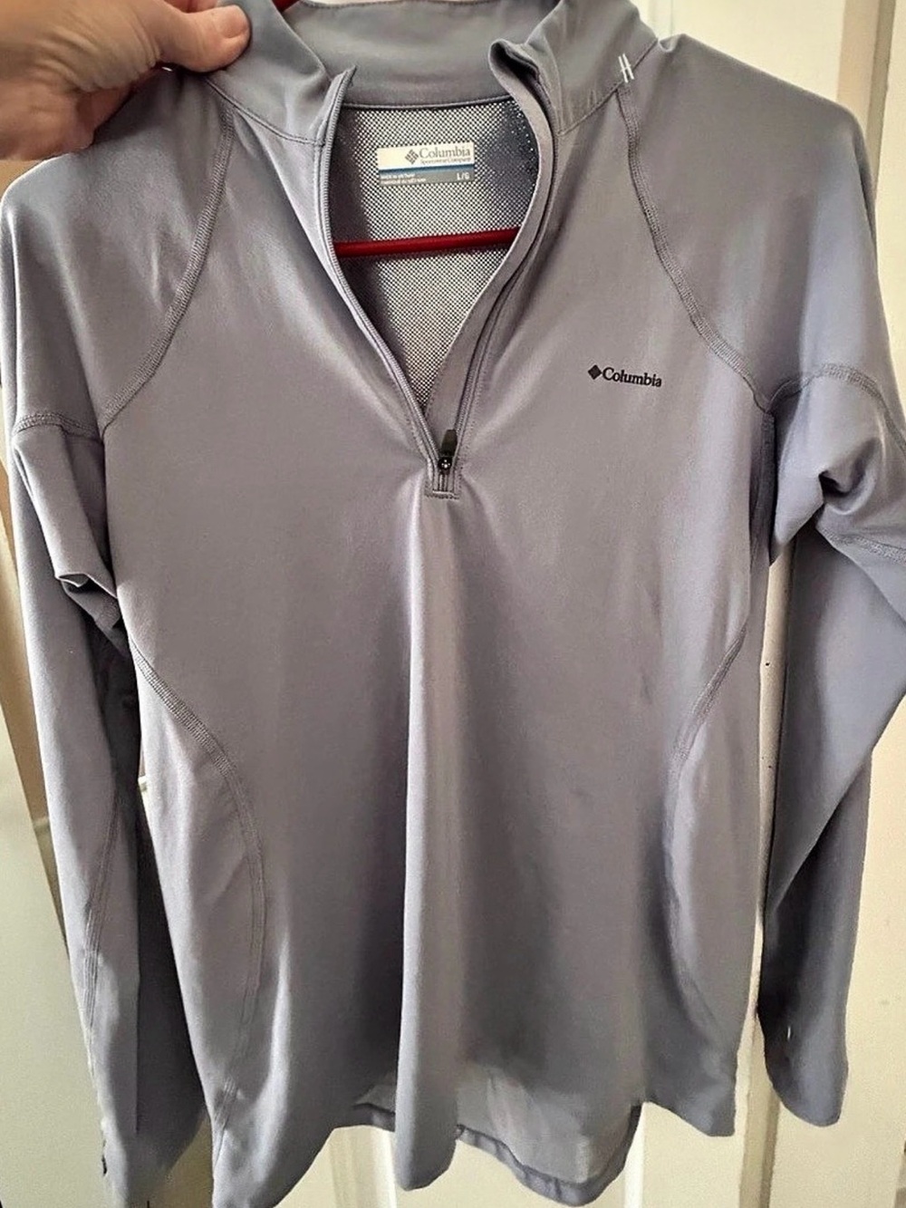Columbia Women's Gray Quarter-Zip Size Large, nwot